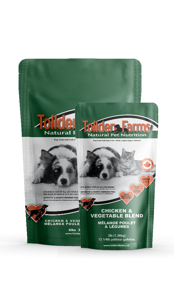 Tollden Farms Chicken & Vegetable Blend (3lb) - Tail Blazers Etobicoke
