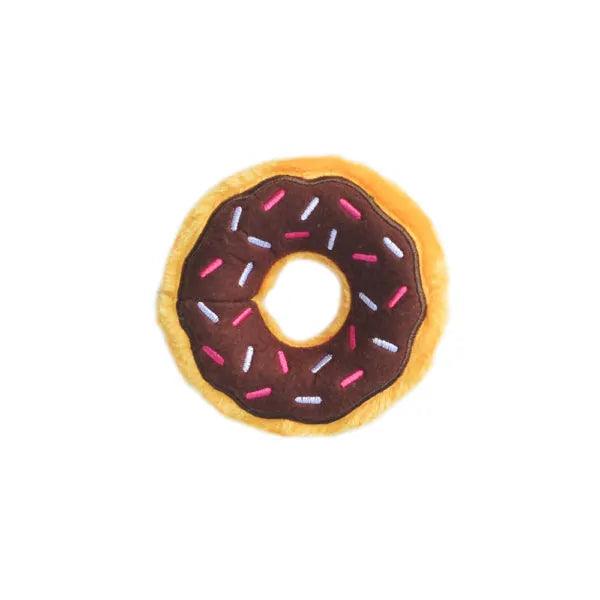 Zippy Paws Junior Chocolate Donut Toy