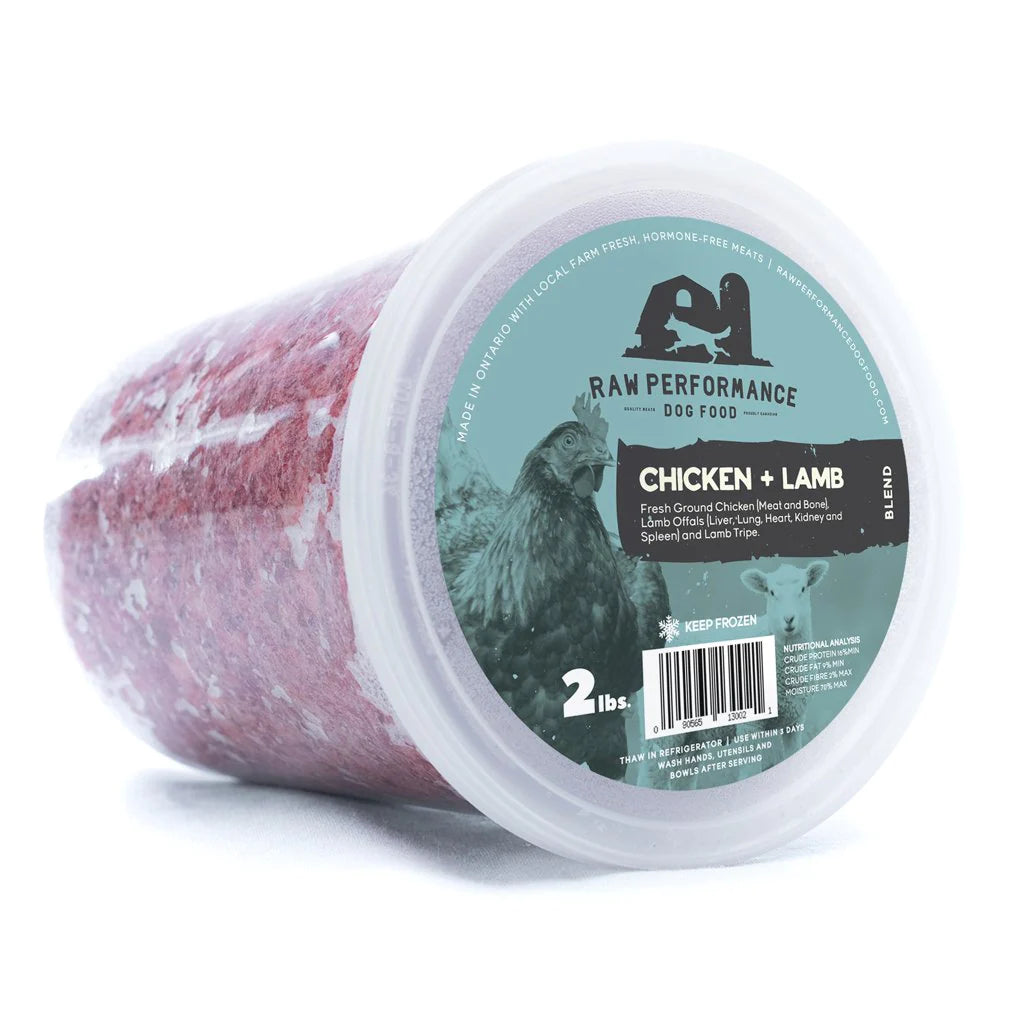 Raw Performance Chicken & Lamb Blend (2lb) - Tail Blazers Etobicoke