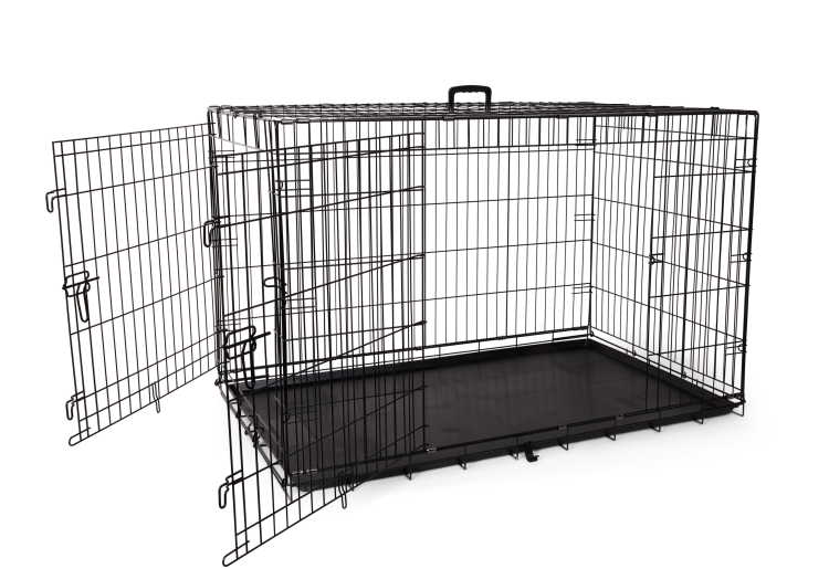 BudZ Deluxe 2-Door Wire Crate (42x27x29) - Tail Blazers Etobicoke