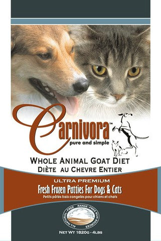 Carnivora Goat Diet Patties (4lb) - Tail Blazers Etobicoke