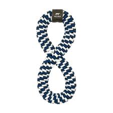 TTAILS BRAIDED INFINITY TUG NAVY 11"