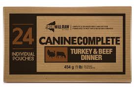 Iron WiIl Raw Canine Complete Turkey & Beef Dinner 24lb