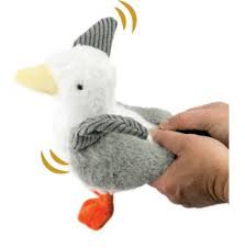 Tall Tails Plush Seagull Animated Gray 9"