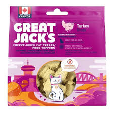 GREAT JACK'S CAT FD TURK TREAT 85G