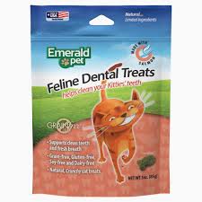 EMERALD DENTAL TREAT CAT SALMON 3OZ