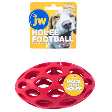 JW Pet Hol-ee Football Dog Toy - Medium
