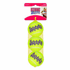 Kong Air Squeak Tennis Balls (MED - 3pk)