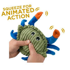 Tall Tails Plush Blue Crab Animated Green (9")