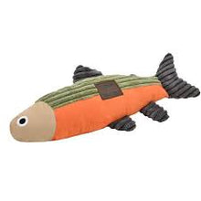 Tall Tails Canvas Fish With Squeaker (12")