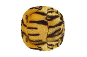 FLUFF & TUFF TIGER BALL MED 5.5"