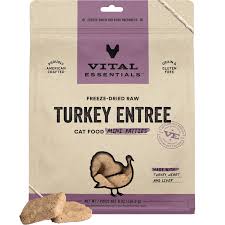 Vital Essentials Cat Freeze-Dried Turkey Mini Patty 15oz