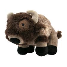 Tall Tails Plush Buffalo With Squeaker (9")