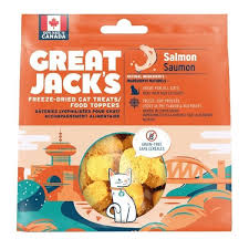 GREAT JACK'S CAT FD SALM TREAT 85G