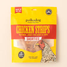 Polkadog Shorties Chicken Strip Jerky 3oz