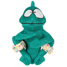 Go Dog Chameleon Squeaker Teal Medium