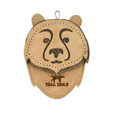 Tall Tails Leather Bear Natural 4"