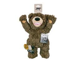 TTAILS PLUSH GRIZZLY BEAR W/SQK 14"