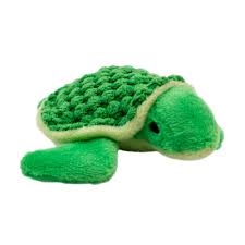 Tall Tails Plush Turtle With Squeaker (4")