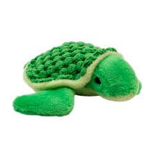 Tall Tails Plush Turtle With Squeaker (4")