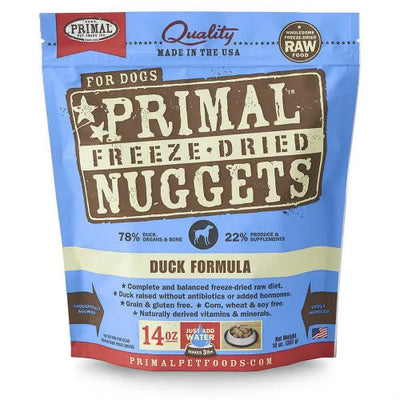 Primal Dog Freeze-DriedDuck Nuggets (14oz) - Tail Blazers Etobicoke