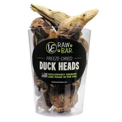 Vital Essentials Raw Bar Freeze-Dried Bulk Duck Heads - Tail Blazers Etobicoke