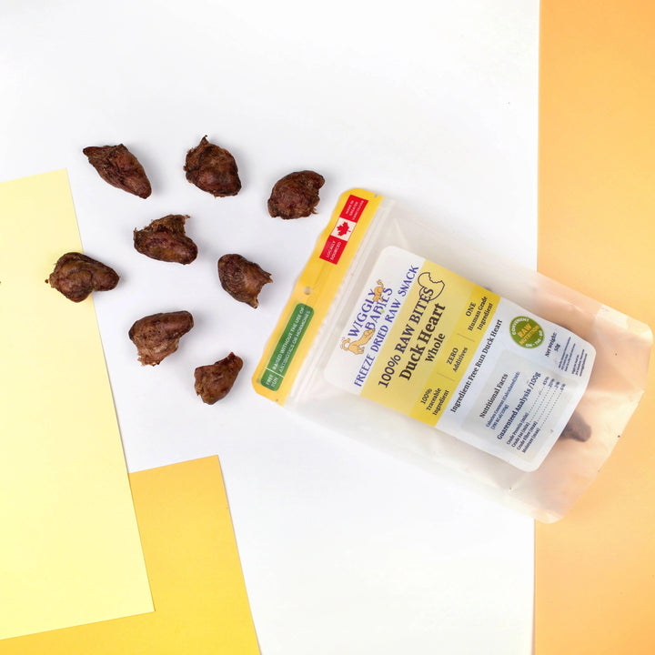 Wiggly Babies Freeze-Dried Duck Heart Whole (50G)