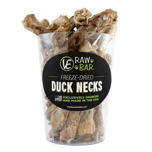 Vital Essentials Raw Bar Freeze-Dried Bulk Duck Necks - Tail Blazers Etobicoke
