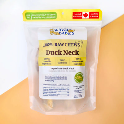 Wiggly Babies Freeze-Dried Duck Neck Whole (193g)