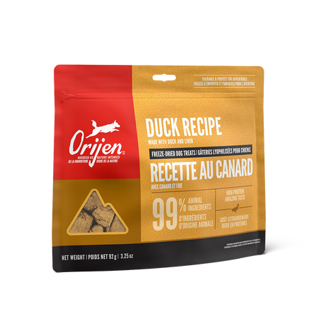 Orijen Freeze Dried Duck Dog Treat (92g) - Tail Blazers Etobicoke