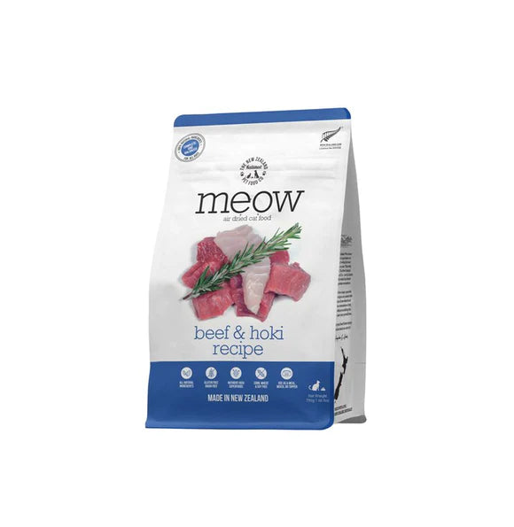 NZ MEOW BEEF HOKI AIR DRIED 100G - Tail Blazers Etobicoke