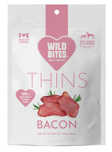 Wild Bites Bacon Thins (50g) - Tail Blazers Etobicoke