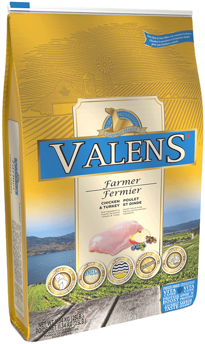 Valens Dog Chicken/Turkey (25 lb) - Tail Blazers Etobicoke