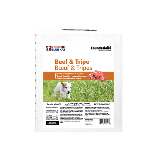 Red Dog Blue Kat Foundations Beef & Tripe (12x1lb)