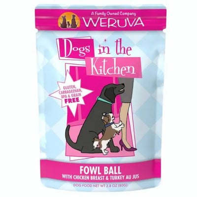 WERUVA DIK FOWL BALL DOG POUCH 2.8OZ - Tail Blazers Etobicoke