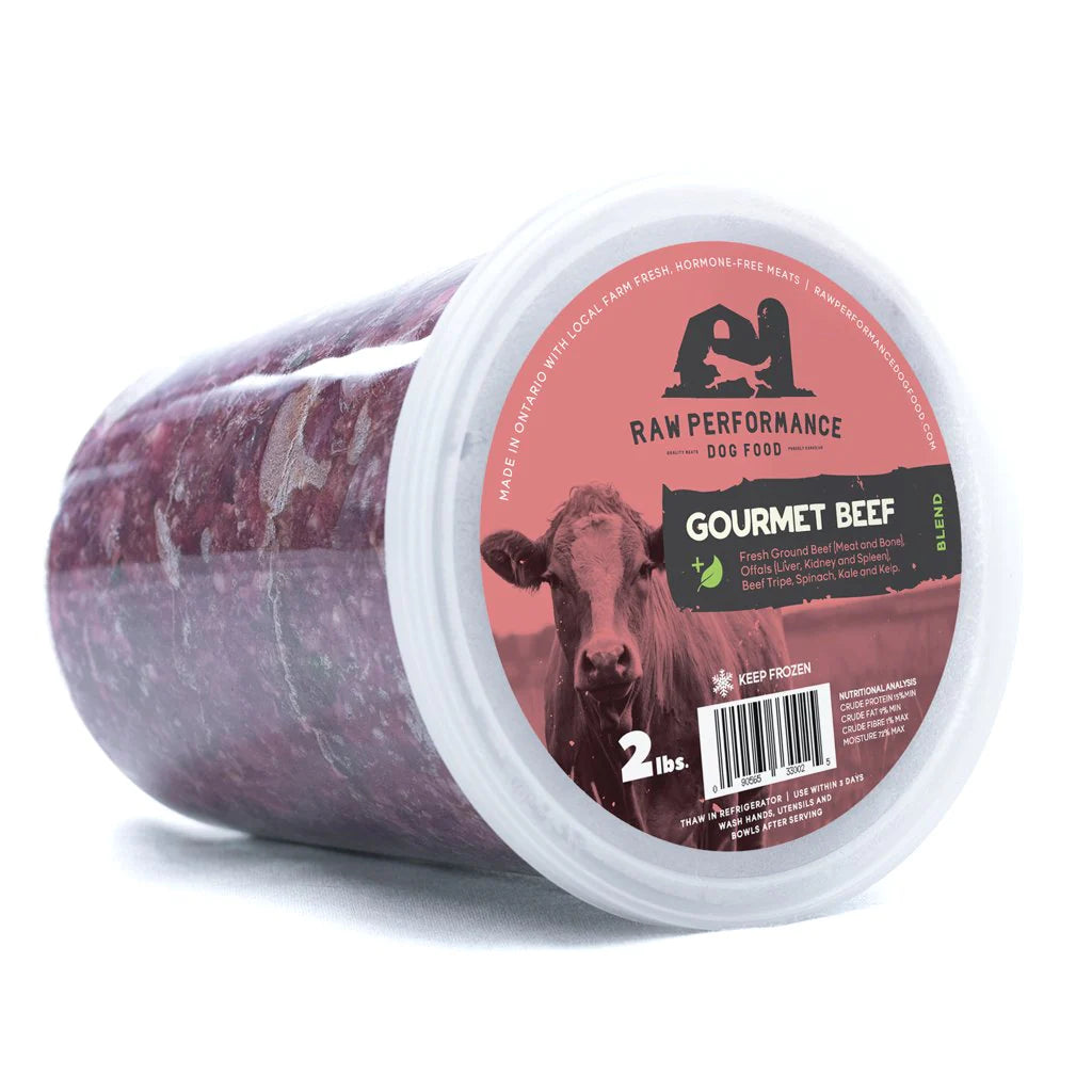 Raw Performance Gourmet Beef Blend (2lb) - Tail Blazers Etobicoke