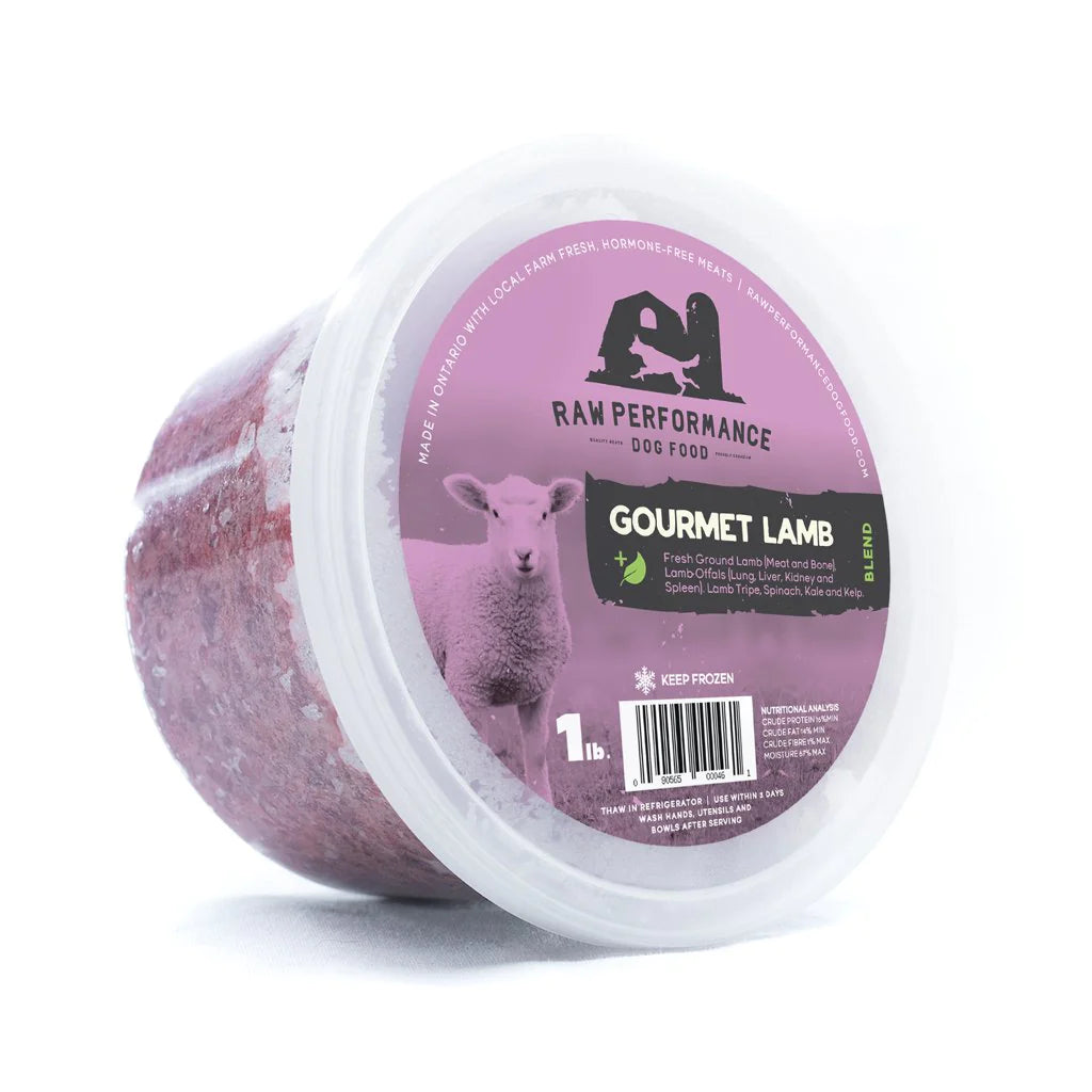 Raw Performance Gourmet Lamb Blend (1lb) - Tail Blazers Etobicoke