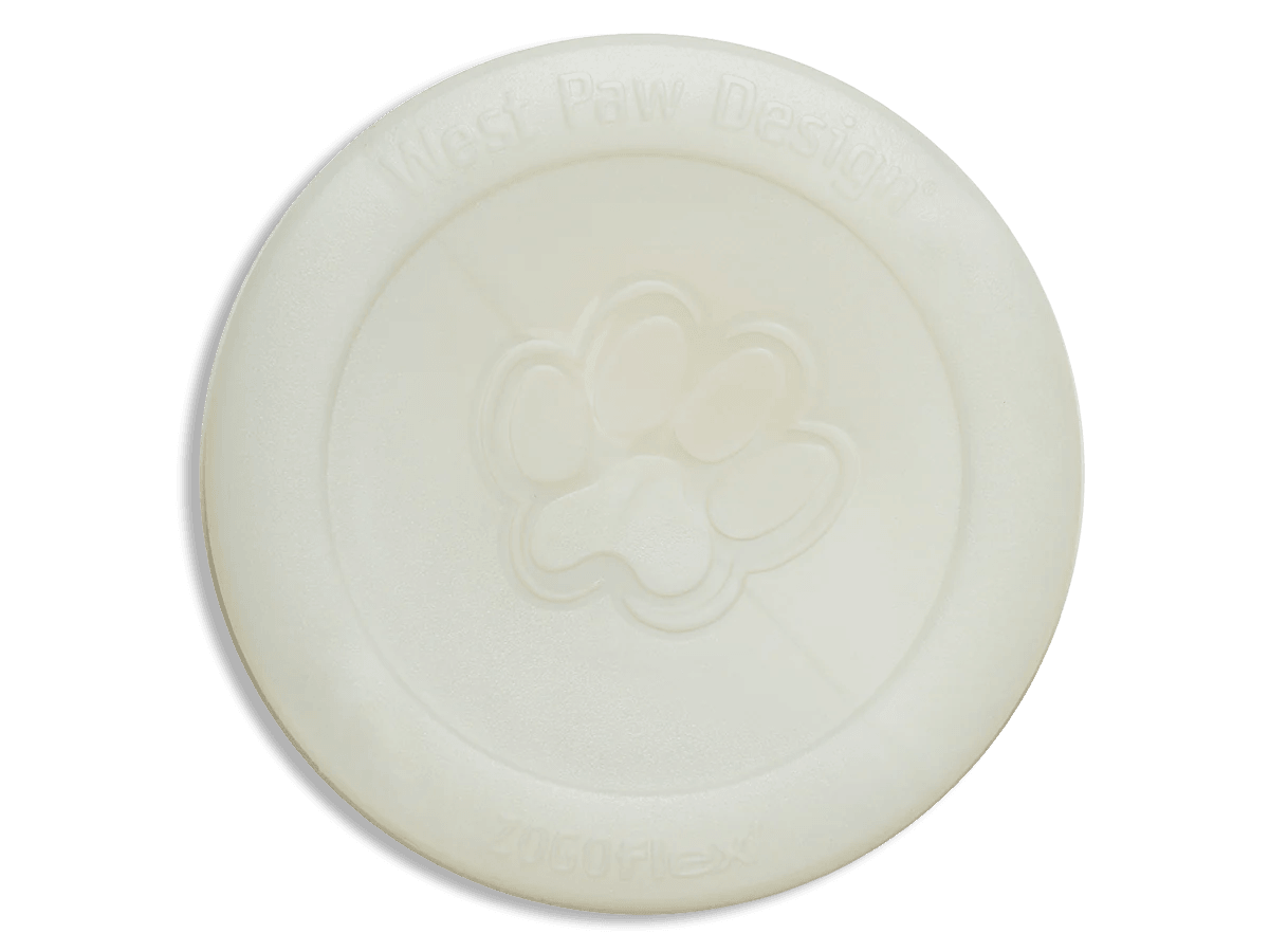 West Paw Zisc Glow-in-the-Dark Rubber Frisbee Toy (LG) - Tail Blazers Etobicoke