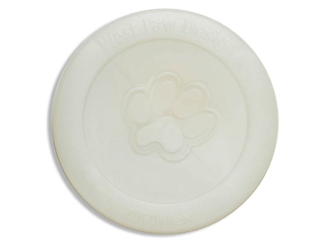 West Paw Zisc Glow-in-the-Dark Rubber Frisbee Toy - Tail Blazers Etobicoke