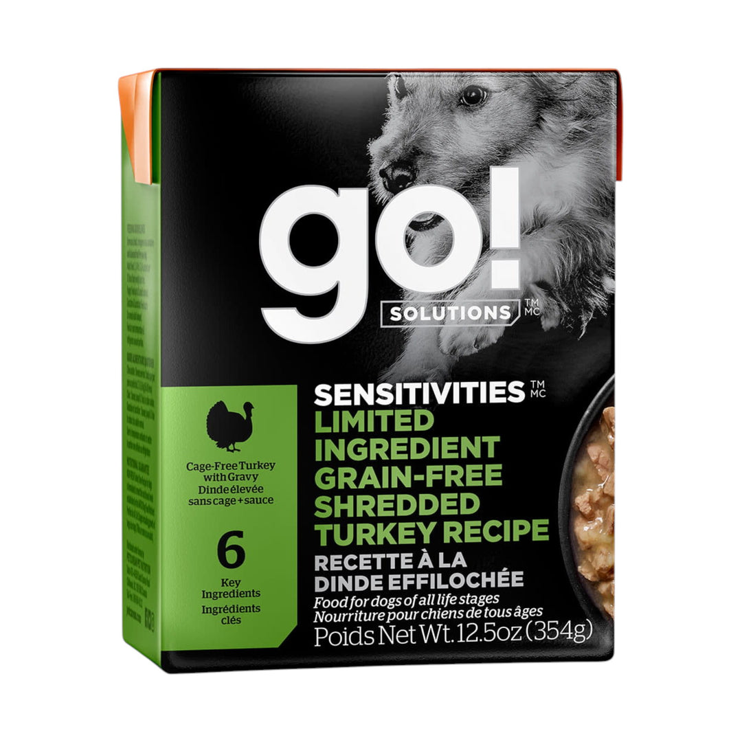 GO! DOG SENSITIVITY LID TURKEY TETRA 354