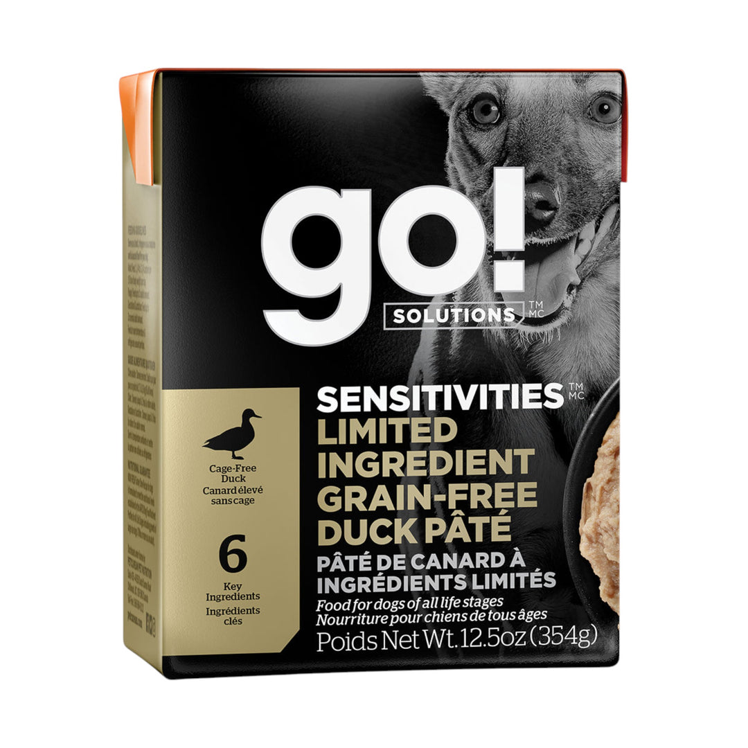 GO! DOG SENSITIVITY LID DUCK TETRA 354G