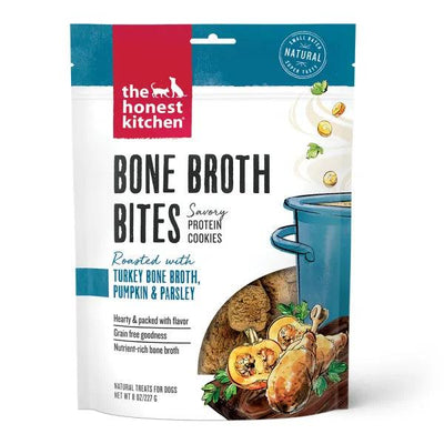 HK BONE BROTH BITES TURK/CARR 8OZ - Tail Blazers Etobicoke