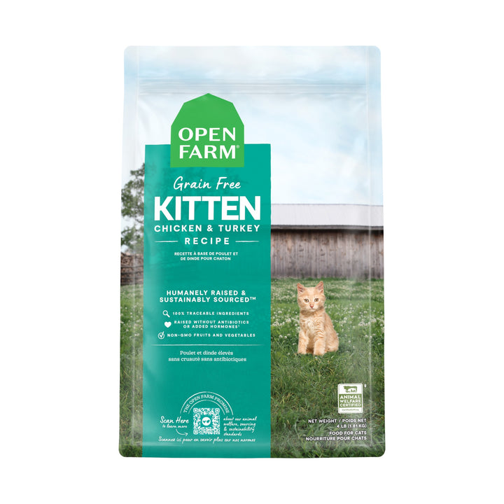 Open Farm Chicken &amp; Turkey Grain Free Kitten (2lb)
