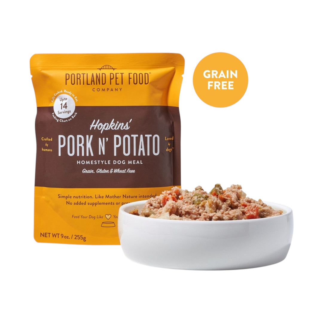 Portland Gf Pork N Potato Dog (9oz)