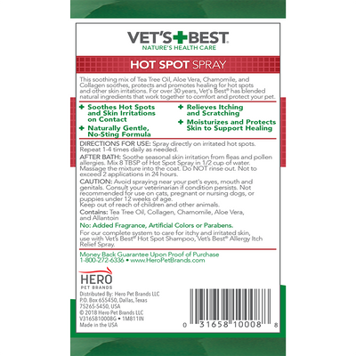 VB HOT SPOT SPRAY 8OZ - Tail Blazers Etobicoke