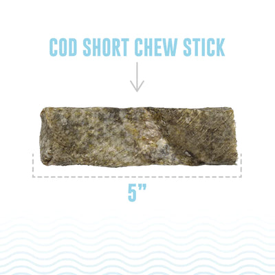 ICELANDIC COD SKIN CHEW STICK 5" 3PK