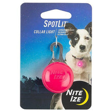 Nite Ize SpotLit LED Collar Light for Pets - Pink