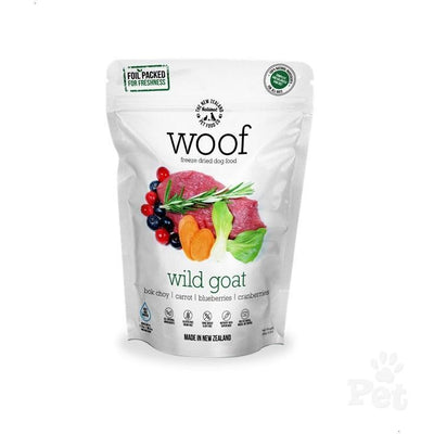 New Zealand Woof Freeze Dried Goat (280g) - Tail Blazers Etobicoke