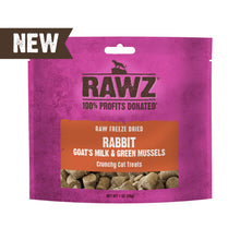 RAWZ Rabbit, Goat's Milk and Green Mussels Raw Freeze-Dried Cat Treats (1oz)