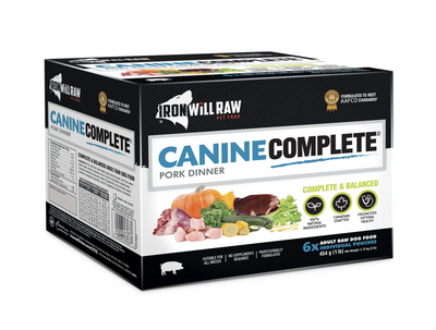 Iron Will Raw Canine Complete Pork Dinner - 6 lb